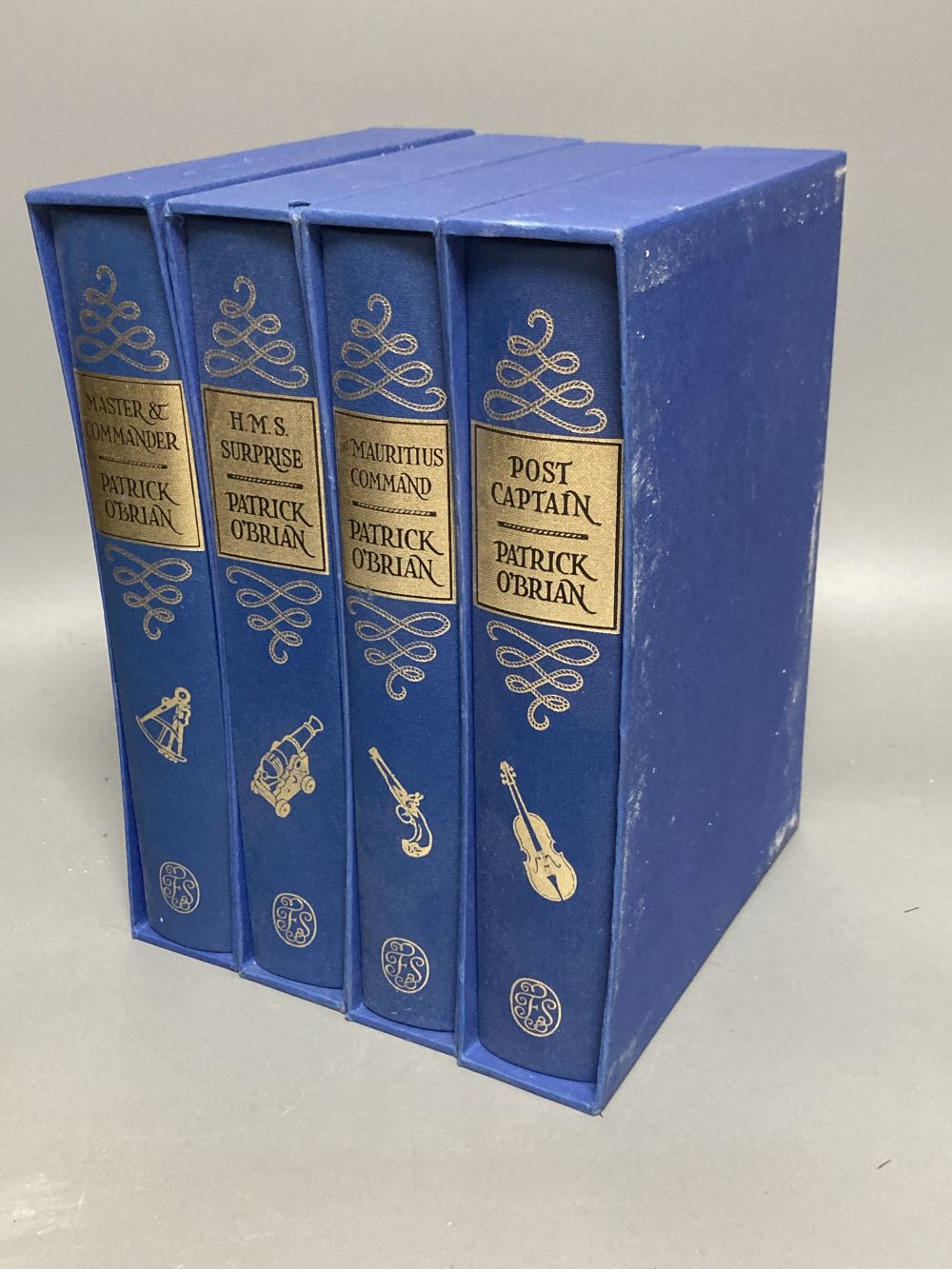 OBrian, Patrick - Hornblower Works, 4 vols, publ. The Folio Society, quarto